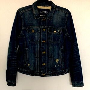 GAP 1969 Dark Denim Blue Jean Jacket Size L